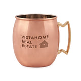 Moscow Mule 16 oz Copper Plated Mug with Zinc Alloy Handle, Bulk