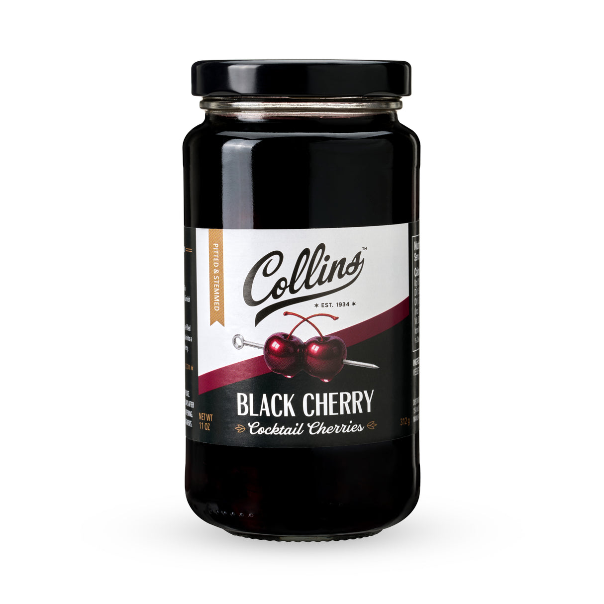 Stemmed Black Cherries, 11 oz