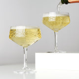 Admiral Crystal Coupe Glasses, Set of 2