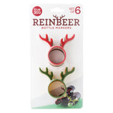 Reinbeer Bottle Neck Markers in Assorted Colors, Set of 6