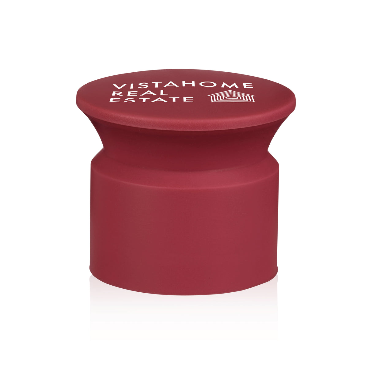 TrueCap Silicone Bottle Stopper in Burgundy, Bulk