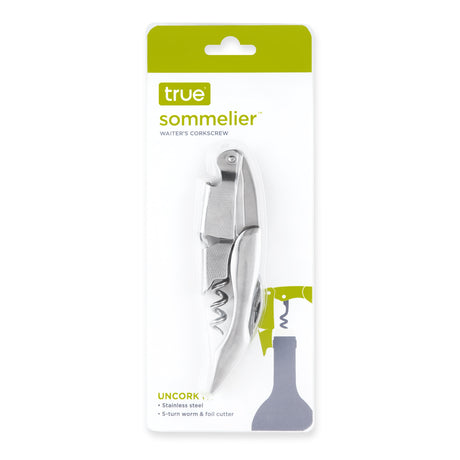 Sommelier Professional Corkscrew in Stainless Steel