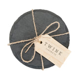 Circle Slate Coasters, Set of 4