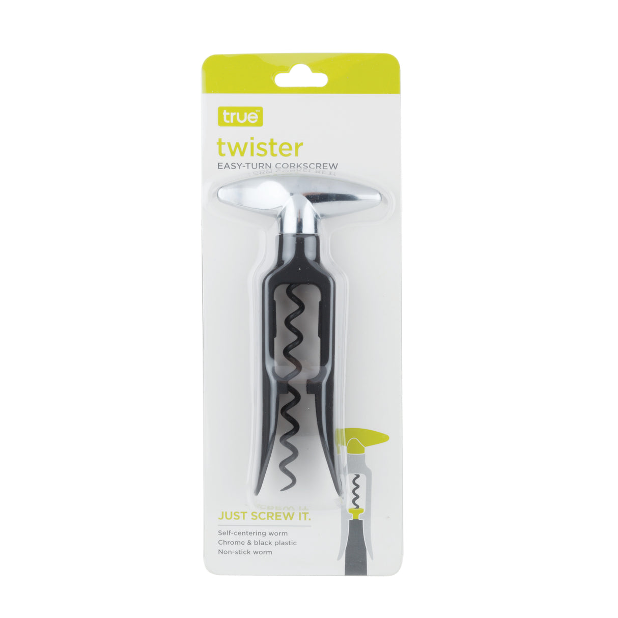 Twister Easy-Turn Corkscrew in Black