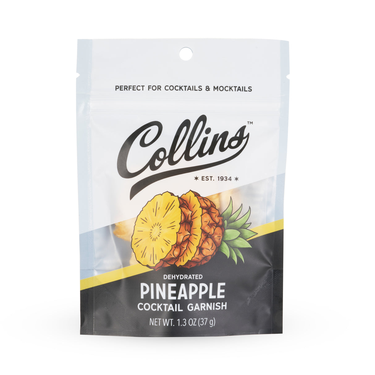 Dehydrated Pineapple Cocktail Garnish, 1.3 oz