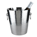 Irving Hammered Ice Bucket in Stainless Steel