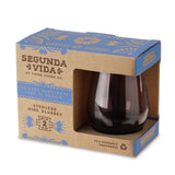 Segunda Vida Rosado Recycled Stemless Wine Glasses, Set of 2