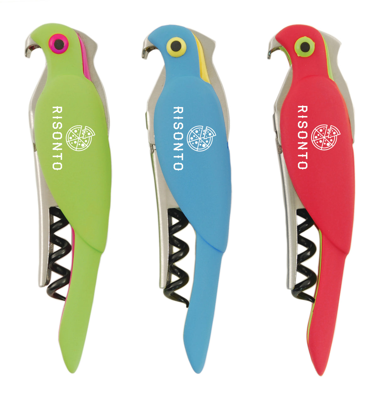 TrueZoo Corkatoo Double-Hinged Corkscrew in Assorted Colors