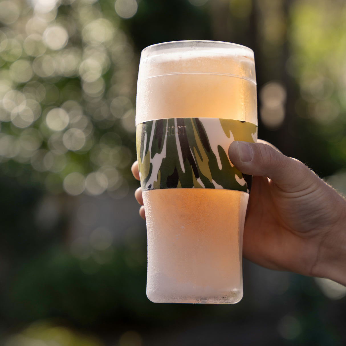 Beer FREEZE Cooling Cup in Green Camo