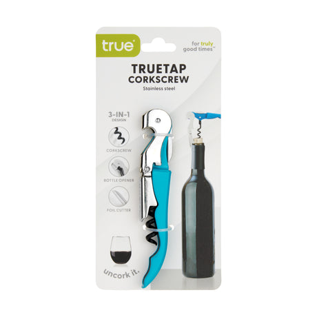 Truetap Waiter's Corkscrew in Metallic Blue