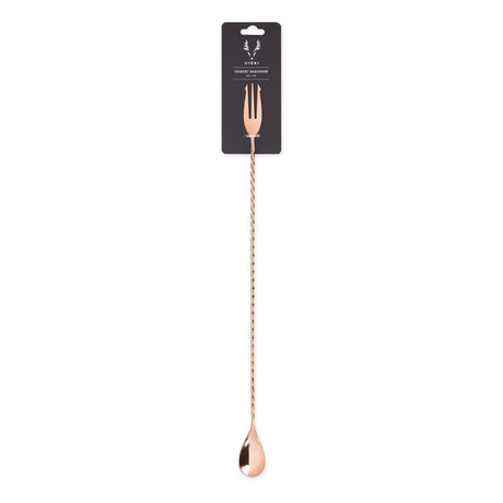 Summit Trident Bar Spoon in Copper