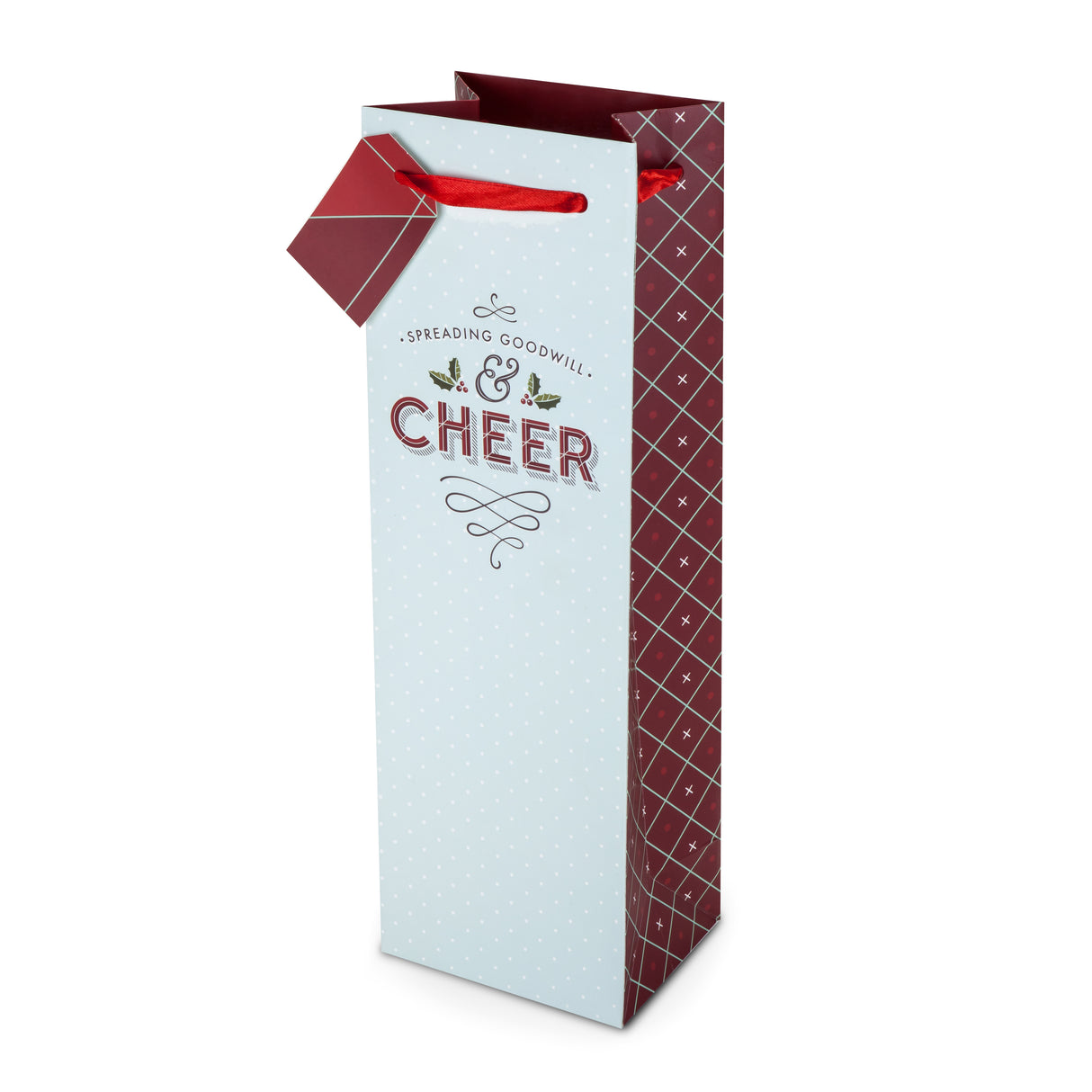 Spread Cheer Single Bottle Wine Bag