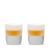 Glass FREEZE Whiskey Cooling Cup in Gray, Set of 2