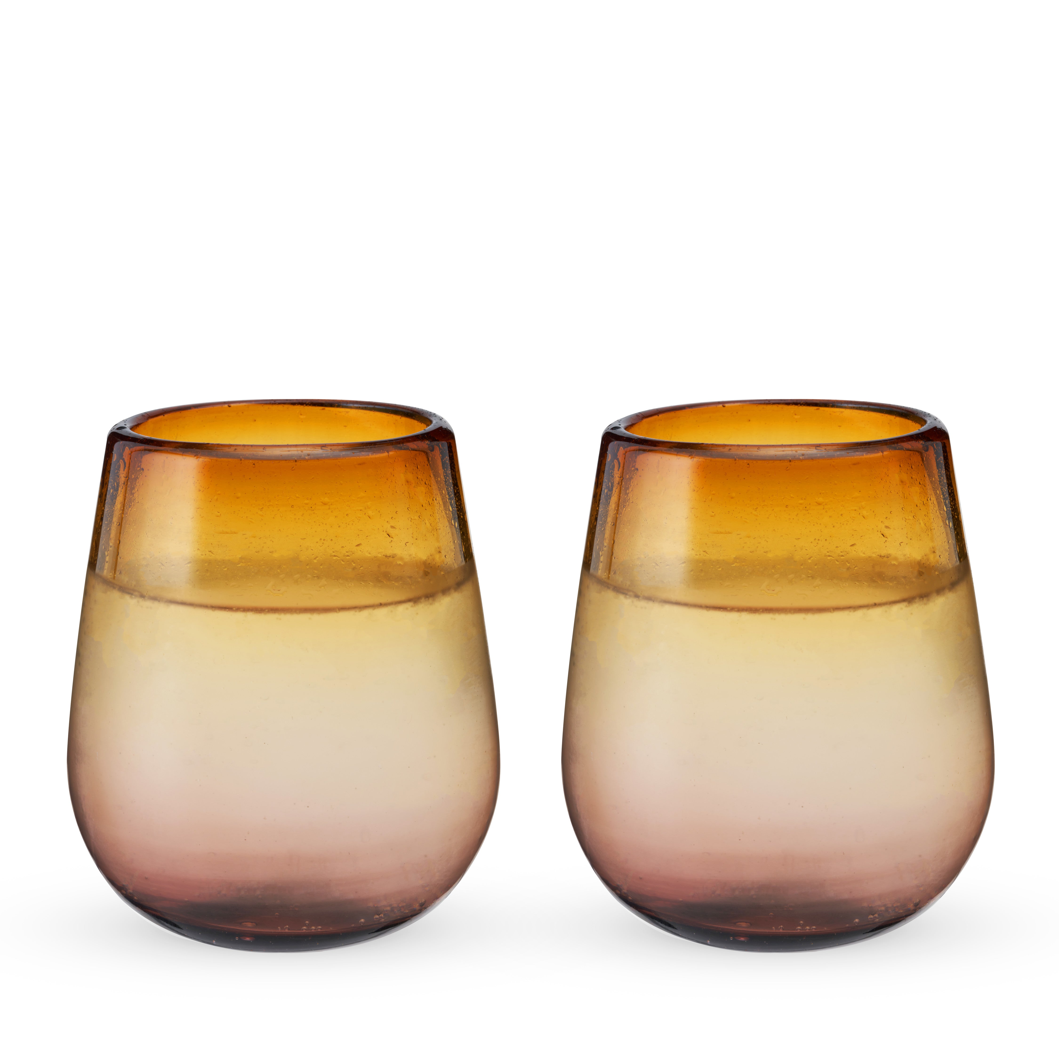 Twine Segunda Vida El Ocaso Stemless Wine Glasses - Thumbnail 5