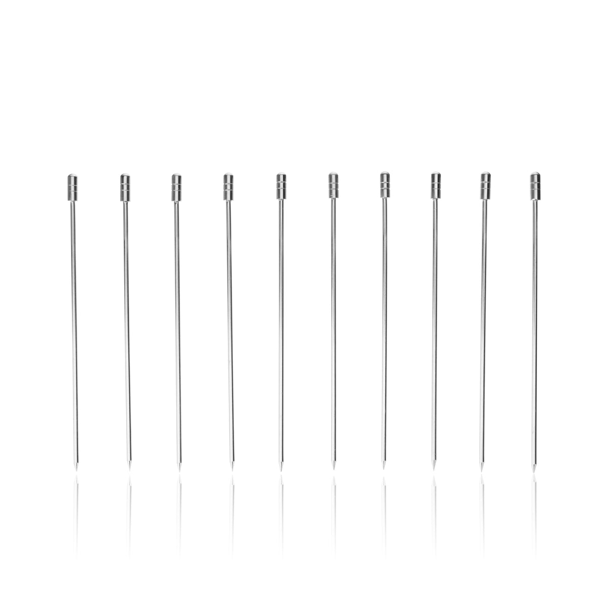 Stainless Steel Cocktail Picks, Set of 10