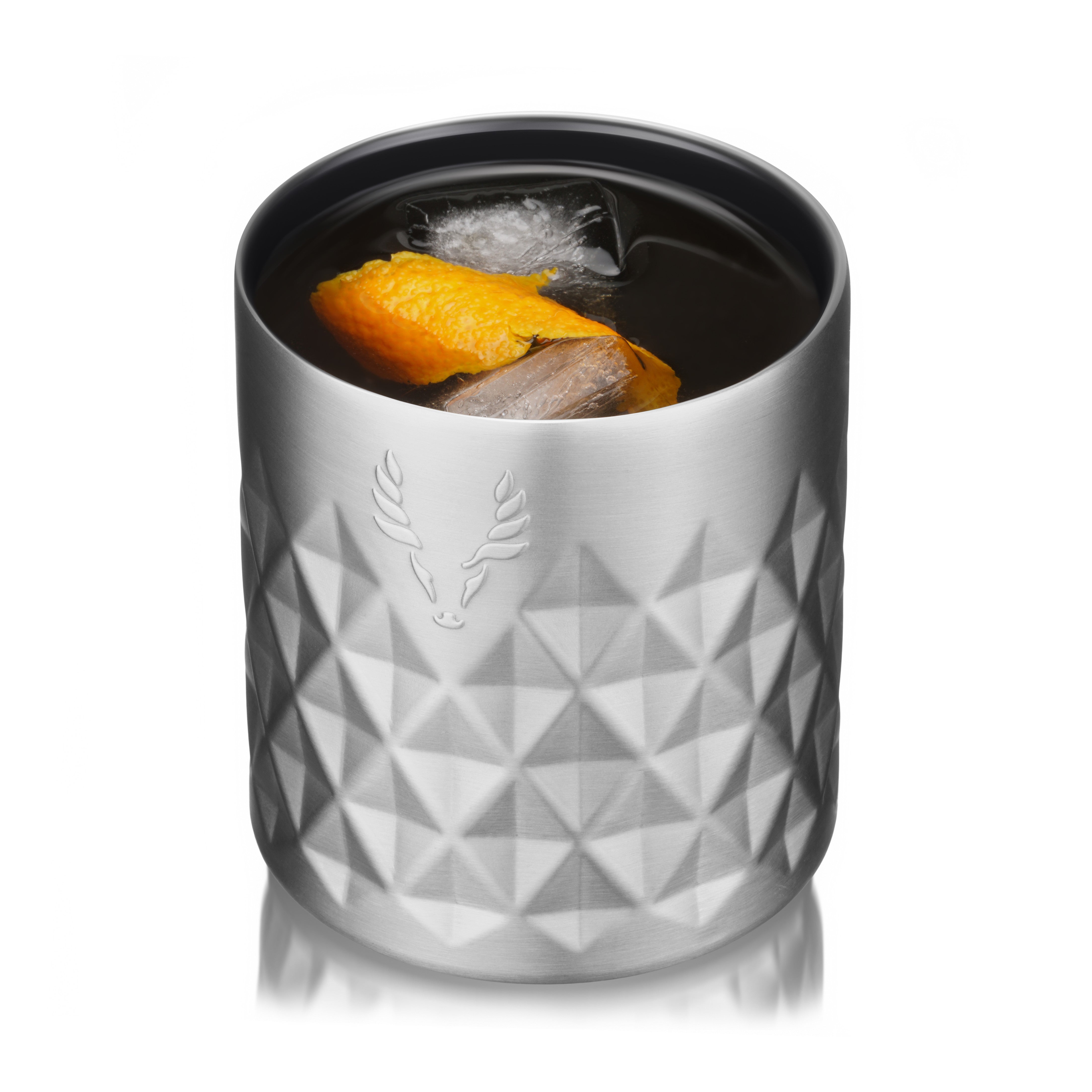 Paragon Stainless Steel Rocks Tumbler in Platinum - Thumbnail 5