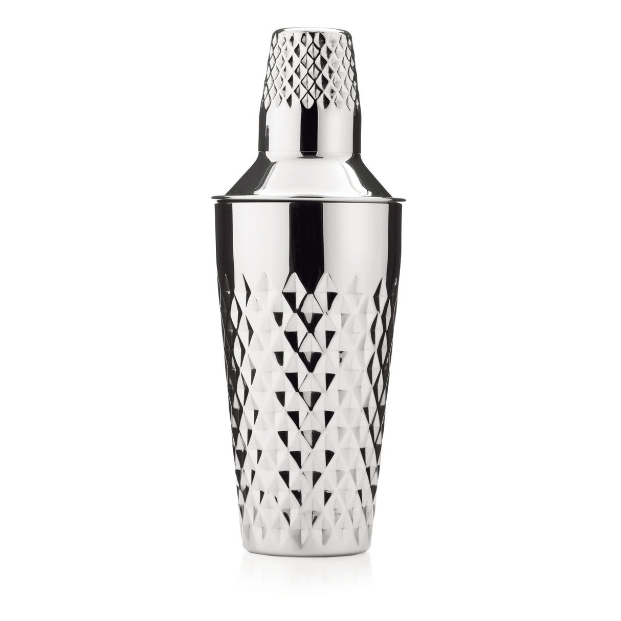 Irving Faceted Cocktail Shaker in Stainless Steel