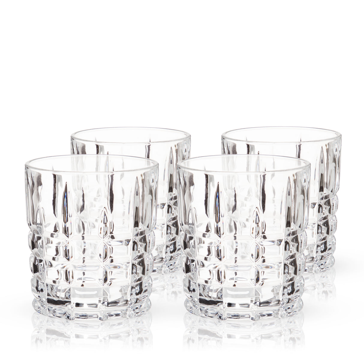 Highland Crystal DOF Tumblers, Set of 4