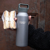 The Stein Water Bottle in Slate Gray, 21 oz