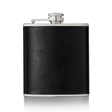 Monte Carlo 6 oz Stainless Steel Flask with Faux Leather