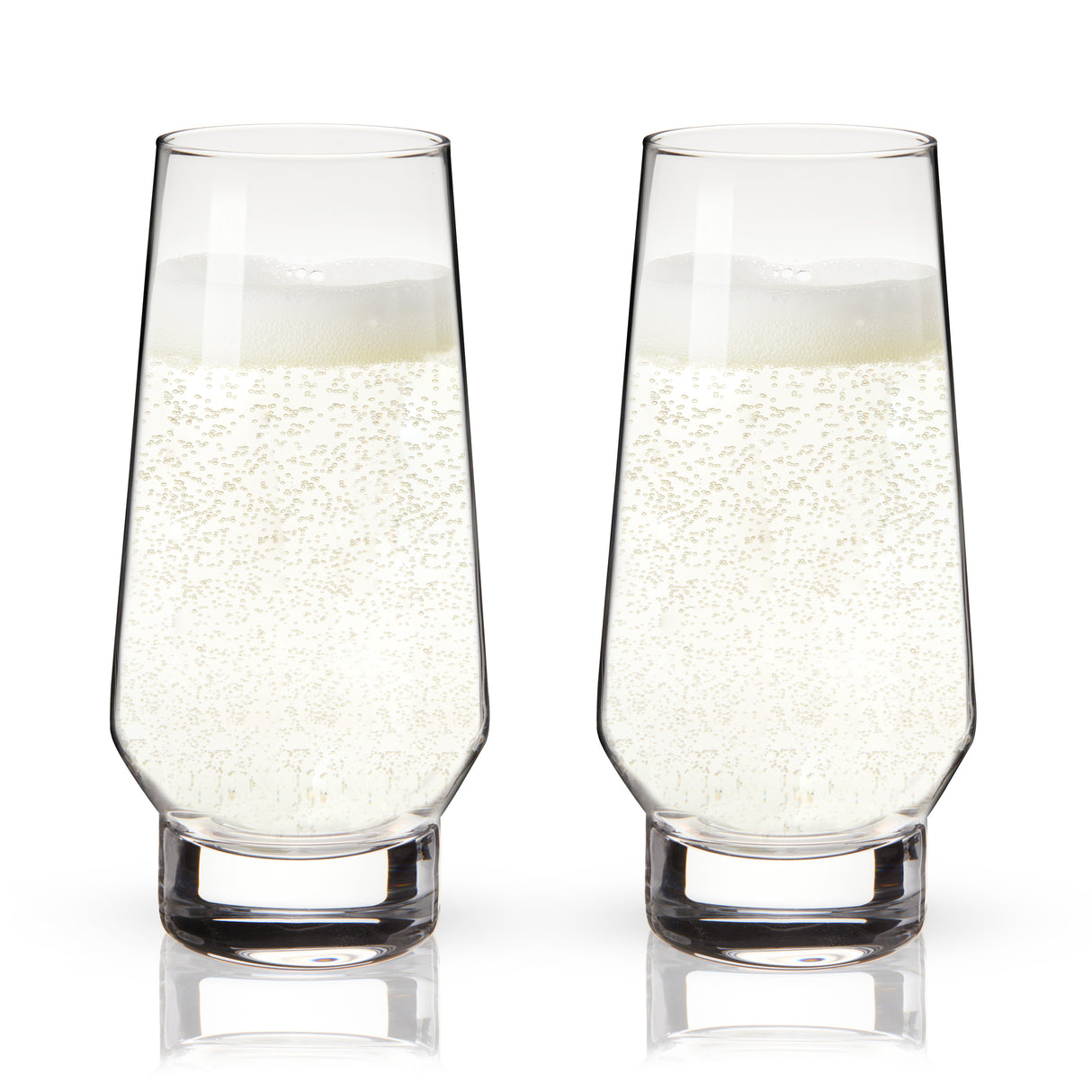 Raye Crystal Weighted Stemless Champagne Flutes, Set of 2