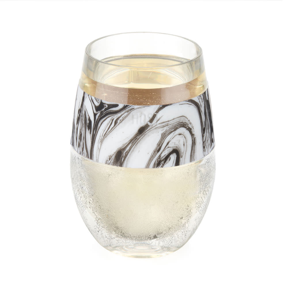 Wine FREEZE Cooling Cup in Black Swirl