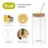 Everyday Glass Tumblers, Set of 4