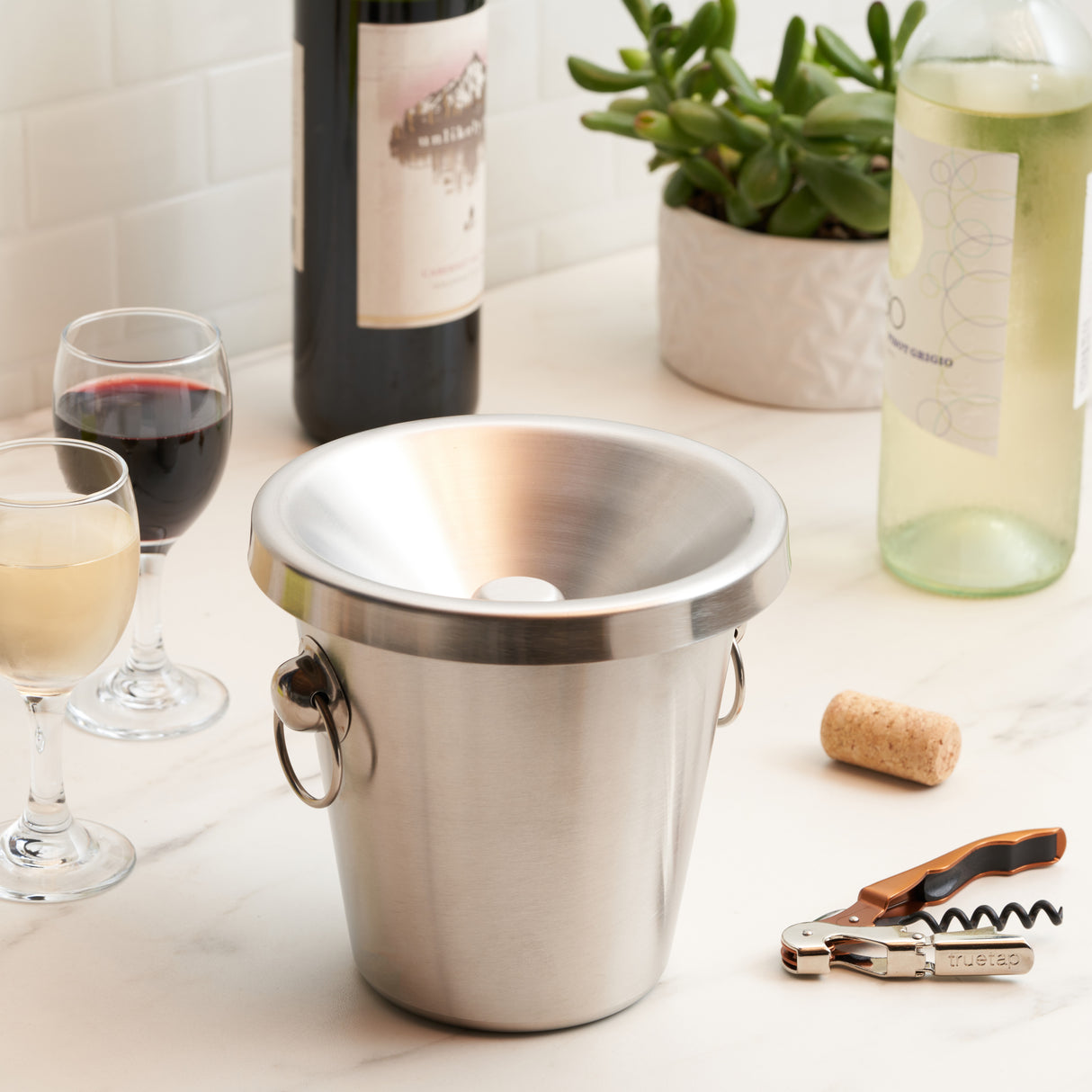 Savor Stainless Steel Wine Tasting Dumb Bucket, Bulk