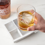 Marbled 2" Silicone Ice Cube Tray in Marble