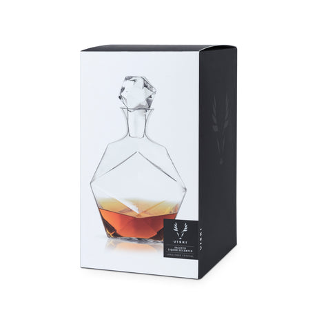 Seneca Faceted Crystal Liquor Decanter