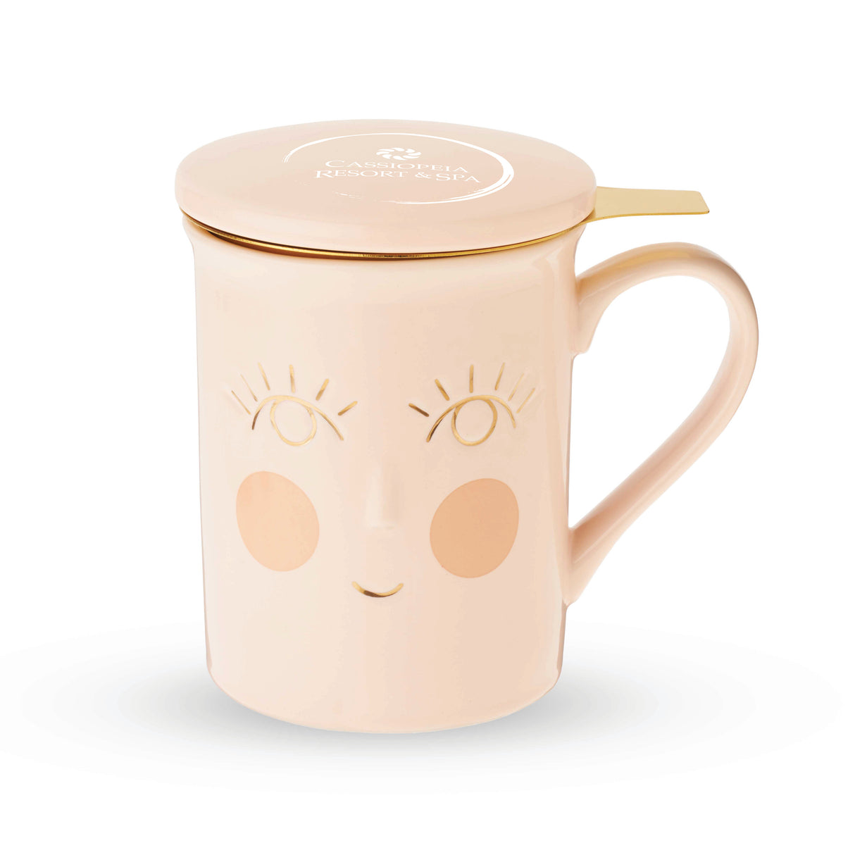 Annette Hello Beautiful Ceramic Tea Infuser Mug