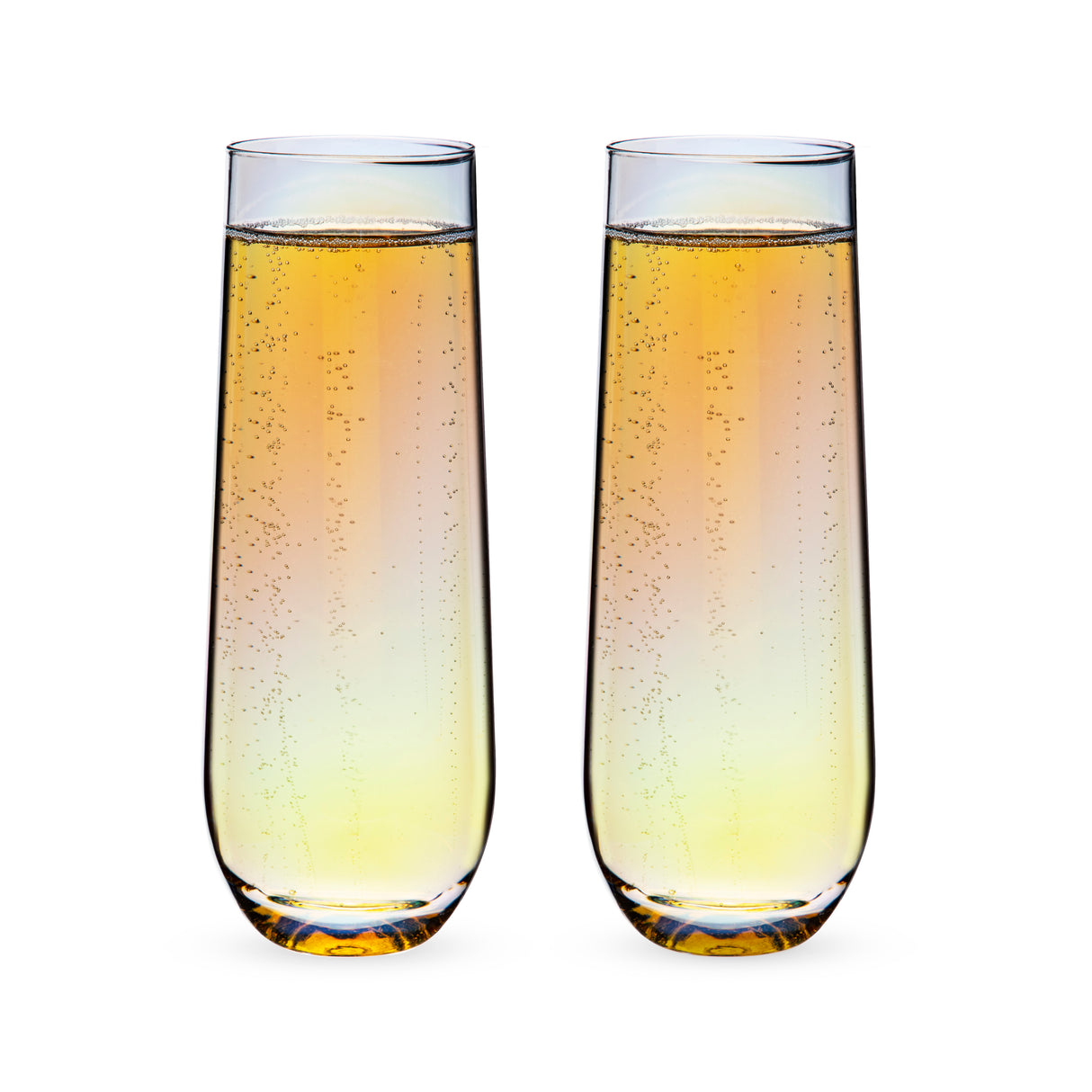 Luster Stemless Champagne Flutes, Set of 2