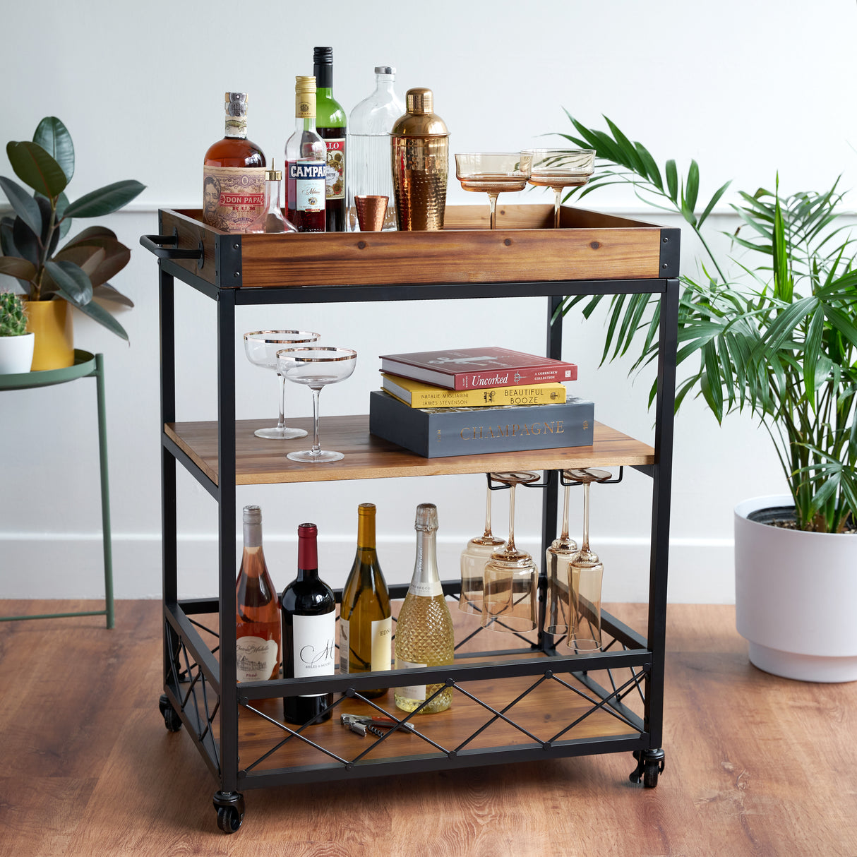 Modern Manor Bar Cart