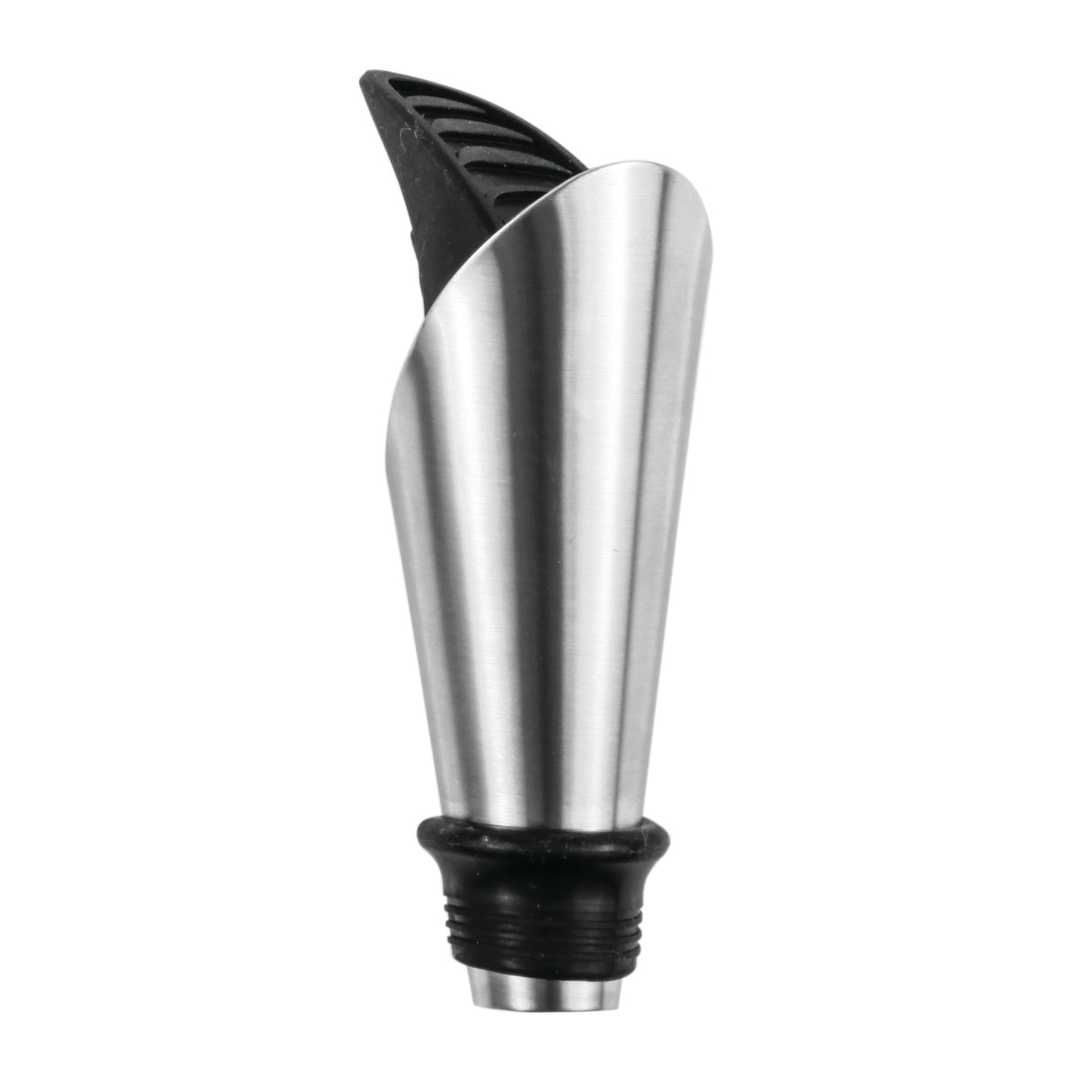 Duo Bottle Stopper and Pourer in Black