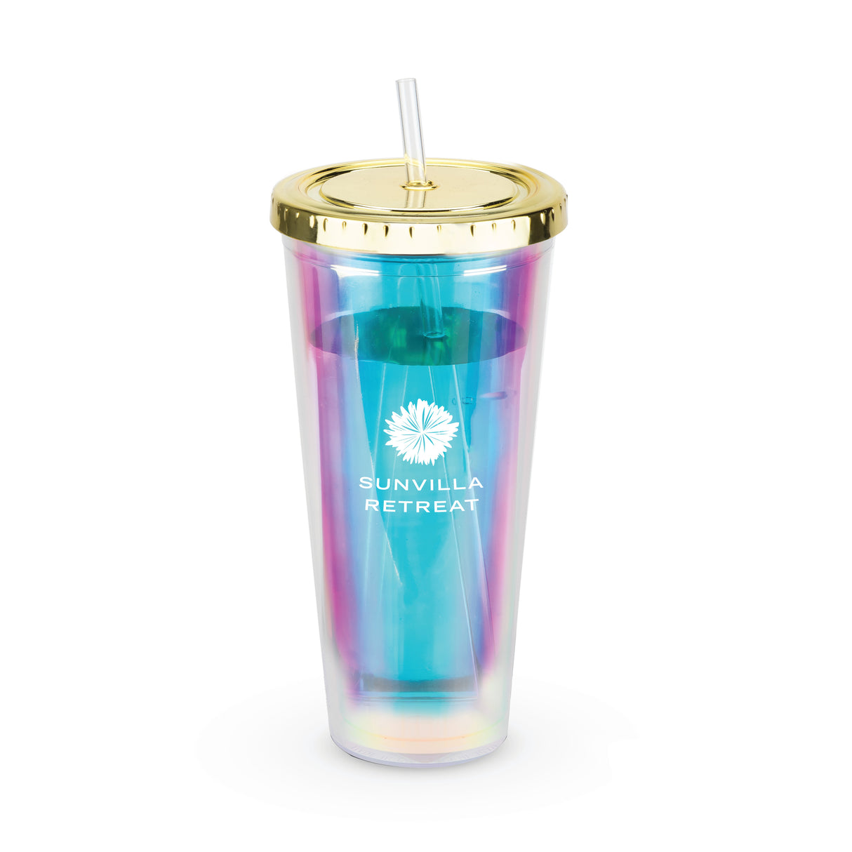 Glam Double Walled Tumbler in Iridescent