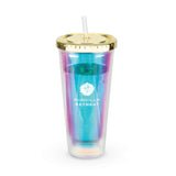 Glam Double Walled Tumbler in Iridescent