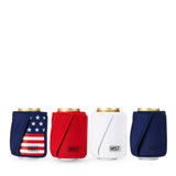 Insta-Chill Standard Can Sleeve in Americana, Set of 4