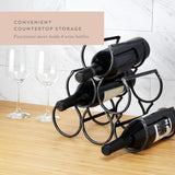 Wine Shrine 6-Bottle Metal Wine Rack