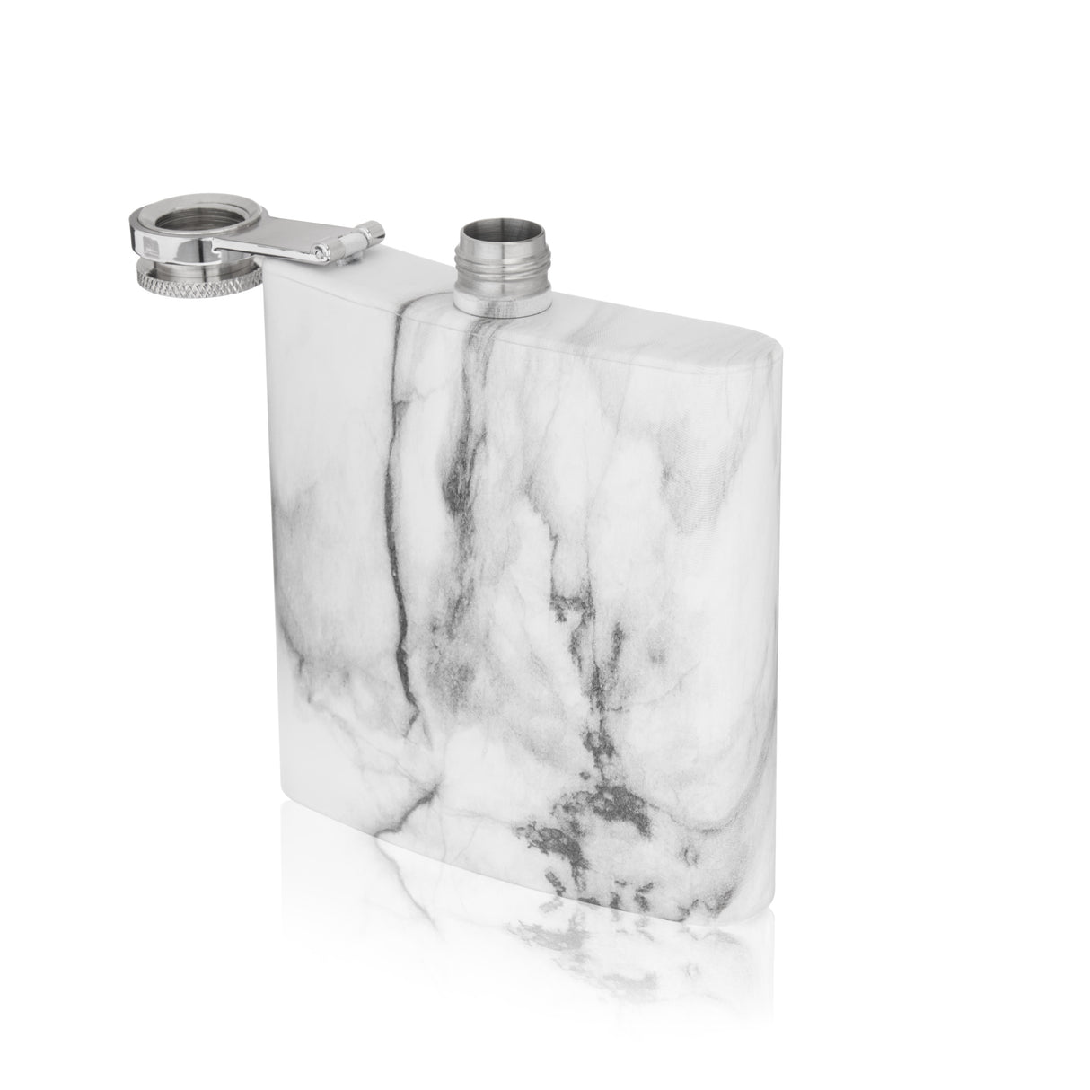 Trueflask 6 oz Stainless Steel Flask in Marble