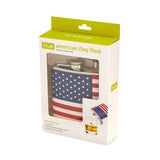 Trueflask 6 oz American Flag Flask with Funnel