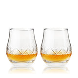 Admiral Crystal Heavyweight Bourbon Glasses, Set of 2