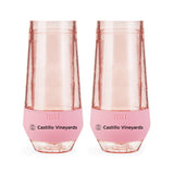 Champagne FREEZE Cooling Cup in Tinted Blush, Set of 2