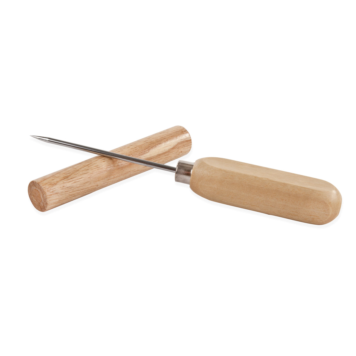 Spike Ice Pick with Wood Handle & Sheath