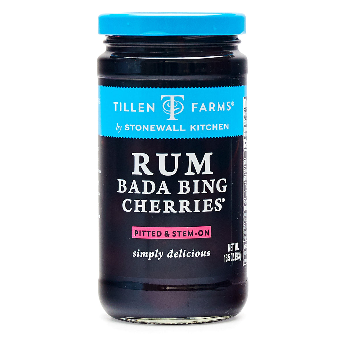 Tillen Farms Rum Bada Bing Cherries, 13.5 oz