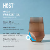 Wine FREEZE XL Cooling Cup in Assorted Modern Colors, CDU 9ct