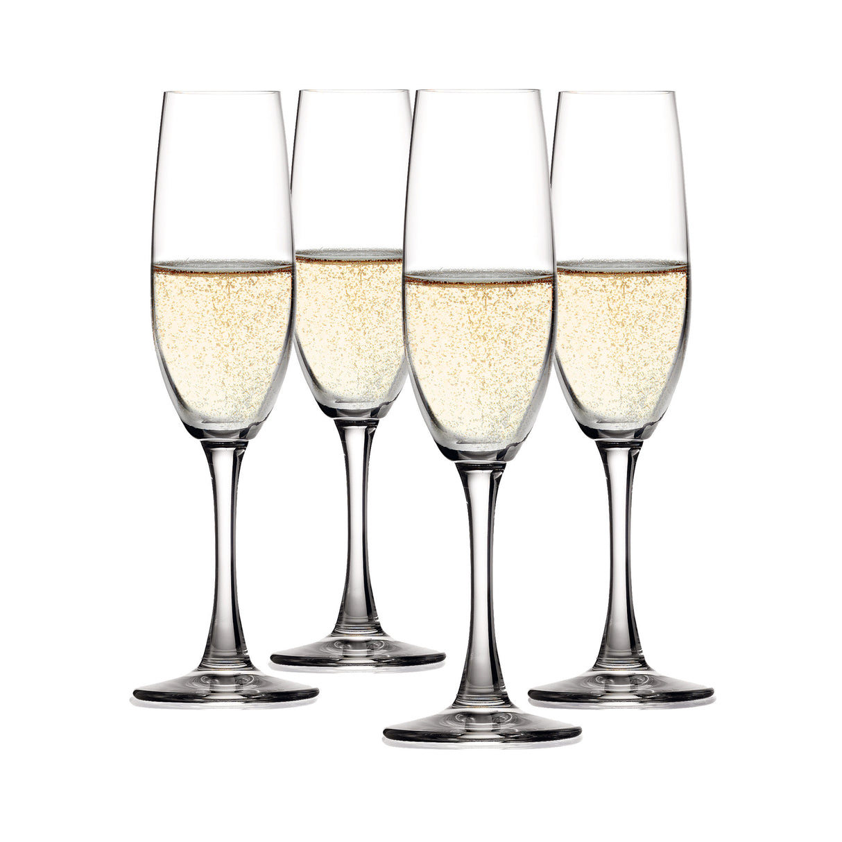 Salute Champagne Flute Glass, Set of 4