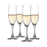 Salute Champagne Flute Glass, Set of 4