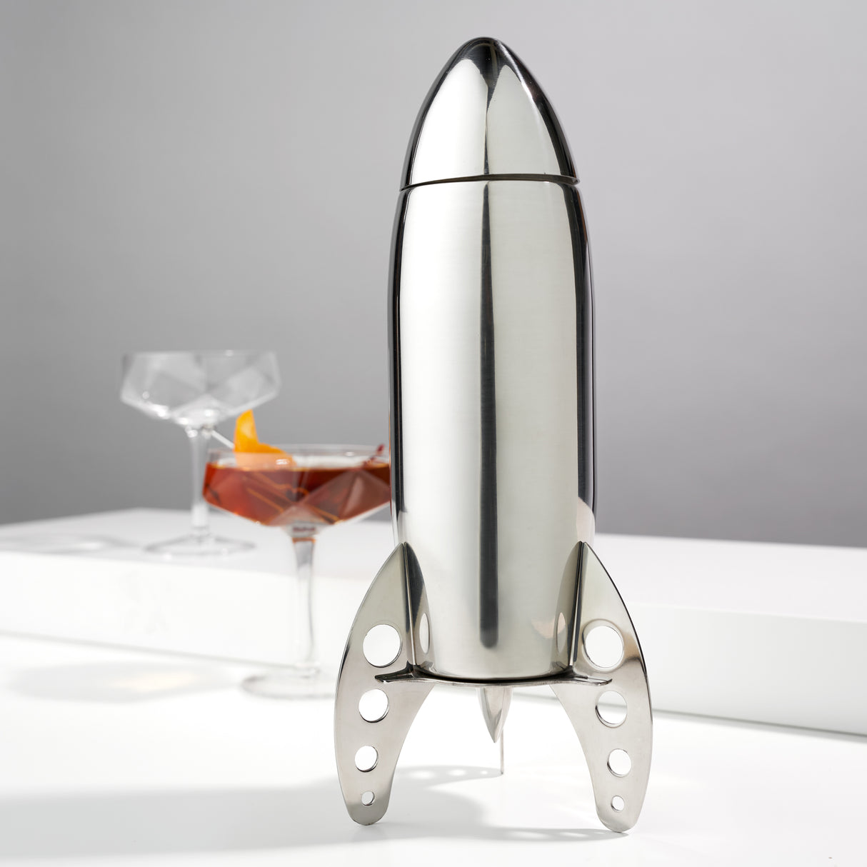 Irving Rocket Cocktail Shaker in Stainless Steel