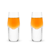 Raye Crystal Heavy Base Shot Glasses, Set of 2