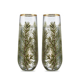 Woodland Stemless Champagne Flutes, Set of 2